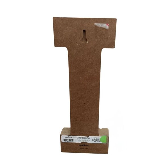 🟢DONATING 12/15!🟢 Hallmark Decorative Block Letter "I" Wooden - Picture 6 of 12